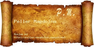 Peller Magdolna névjegykártya
